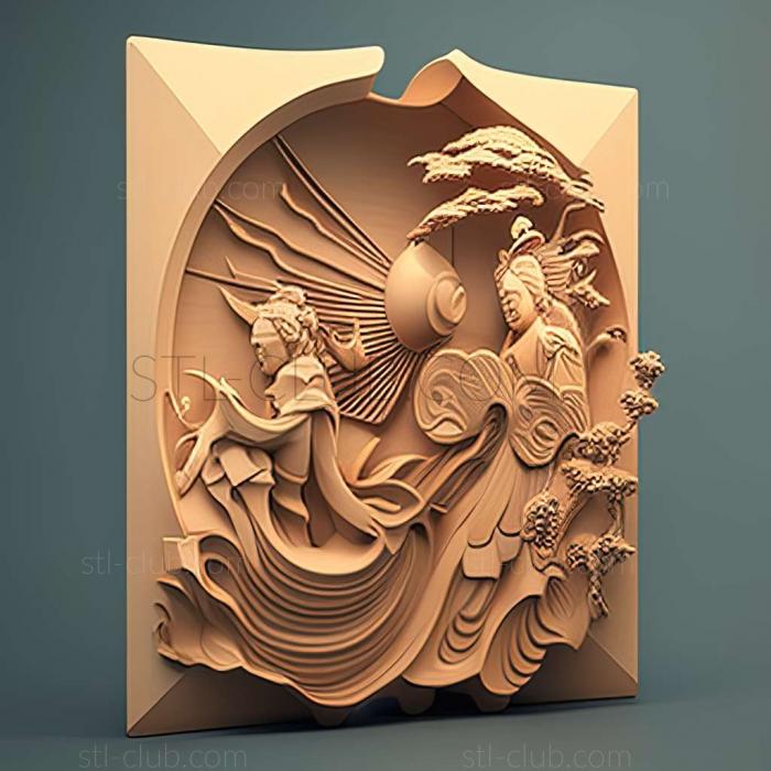 3D model japanese art (STL)